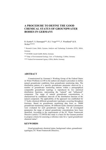 خرید و دانلود نسخه کامل کتاب A procedure to define the good chemical status of groundwater bodies in Germany_68ead69468eea.jpeg خرید و دانلود نسخه کامل کتاب A procedure to define the good chemical status of groundwater bodies in Germany