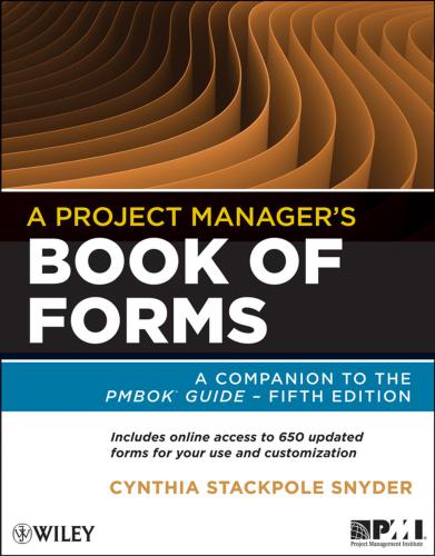 خرید و دانلود نسخه کامل کتاب A Project Manager’s Book of Forms: A Companion to the PMBOK Guide_68dd63f7d3c64.jpeg خرید و دانلود نسخه کامل کتاب A Project Manager’s Book of Forms: A Companion to the PMBOK Guide
