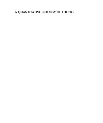 خرید و دانلود نسخه کامل کتاب A Quantitative Biology of the Pig