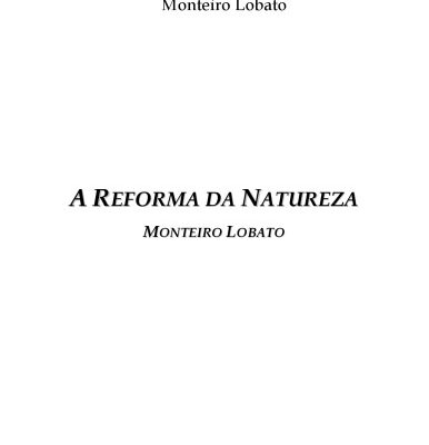 خرید و دانلود نسخه کامل کتاب A Reforma da Natureza