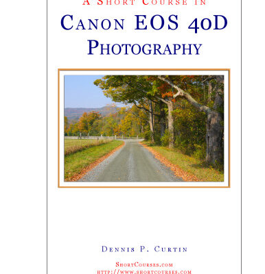 خرید و دانلود نسخه کامل کتاب A Short Course in Canon EOS 40D Photography book/ebook