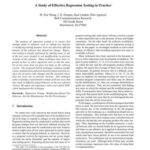 خرید و دانلود نسخه کامل کتاب A Study of Effective Regression Testing in Practice