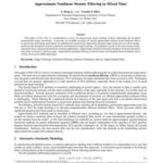 خرید و دانلود نسخه کامل کتاب A Survey of Maneuvering Target Tracking-Part VIb: Approximate Nonlinear Density Filtering in Mixed Time