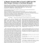 خرید و دانلود نسخه کامل کتاب A Western Eurasian Male Is Found in 2000-Year-Old Elite Xiongnu Cemetery in Northeast Mongolia