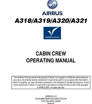 خرید و دانلود نسخه کامل کتاب A320 series Cabin Crew Operating Manual