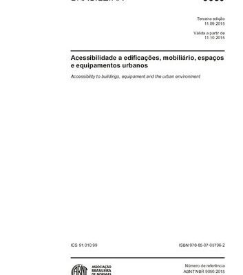 خرید و دانلود نسخه کامل کتاب [ABNT NBR 9050:2015] Acessibilidade a edificações, mobiliário, espaços e equipamentos urbanos
