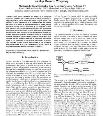 خرید و دانلود نسخه کامل کتاب Accelerometer-based Wave Motion Compensation on Ship Mounted Weaponry
