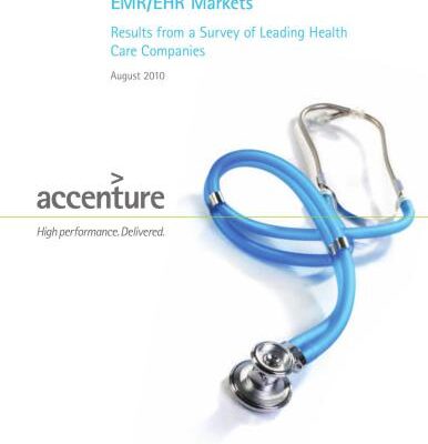 خرید و دانلود نسخه کامل کتاب Accenture. Overview of International EMR/EHR Markets. Results from a Survey of Leading Health Care Companies