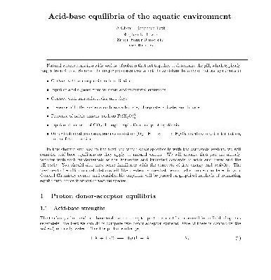 خرید و دانلود نسخه کامل کتاب Acid-base equilibria of the aquatic environment(en)(32s)