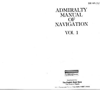 خرید و دانلود نسخه کامل کتاب Admiralty Manual Of Navigation Vol. 1