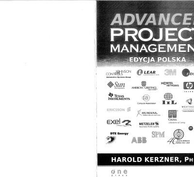 خرید و دانلود نسخه کامل کتاب Advanced Project Management. Edycja polska