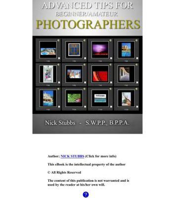 خرید و دانلود نسخه کامل کتاب Advanced Tips for Beginner/Amateur Photographers