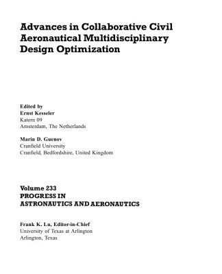 خرید و دانلود نسخه کامل کتاب Advances in Collaborative Civil Aeronautical Multidisciplinary Design Optimization