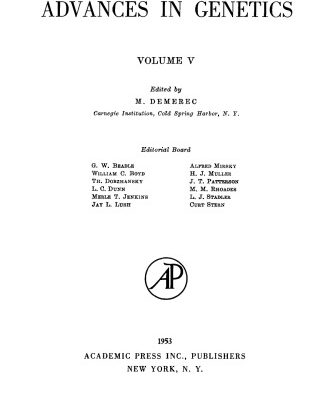 خرید و دانلود نسخه کامل کتاب Advances in Genetics, Vol. 5