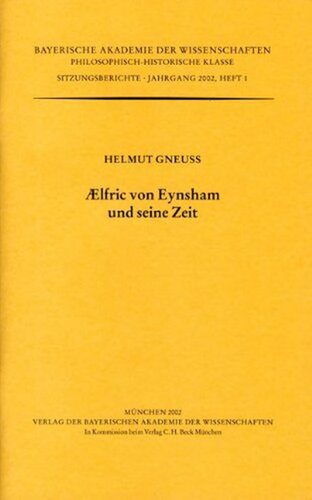 خرید و دانلود نسخه کامل کتاب Ælfric von Eynsham und seine Zeit_68e0e13a2beb7.jpeg خرید و دانلود نسخه کامل کتاب Ælfric von Eynsham und seine Zeit