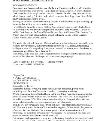 خرید و دانلود نسخه کامل کتاب After the Dark (Dark Angel, Book 3)