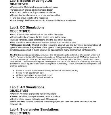 خرید و دانلود نسخه کامل کتاب Agilent Advanced Design System (13 лабораторных работ)