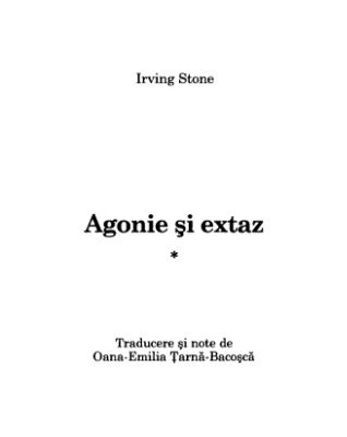 خرید و دانلود نسخه کامل کتاب Agonie si extaz vol 1.