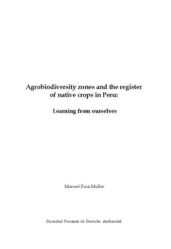 خرید و دانلود نسخه کامل کتاب Agrobiodiversity zones and the register of native crops in Peru: Learning from ourselves_68e98b8b794c6.jpeg خرید و دانلود نسخه کامل کتاب Agrobiodiversity zones and the register of native crops in Peru: Learning from ourselves