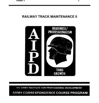 خرید و دانلود نسخه کامل کتاب AIPD. Railway track maintenance II