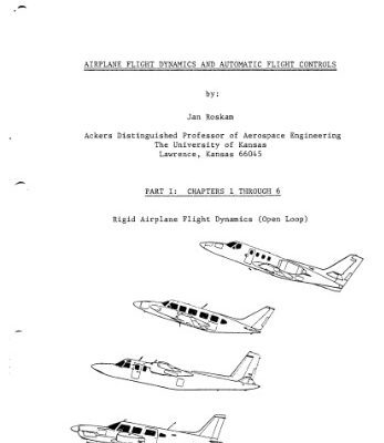 خرید و دانلود نسخه کامل کتاب Airplane Flight Dynamics And Automatic Flight Controls