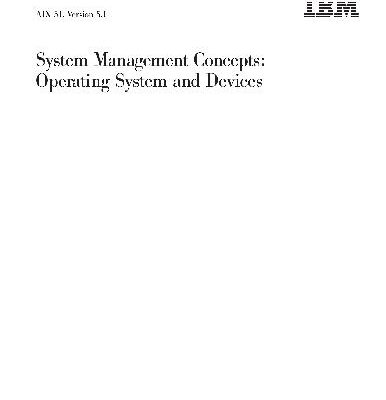 خرید و دانلود نسخه کامل کتاب AIX 5L System Management Concepts: Operating System and Devices
