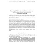 خرید و دانلود نسخه کامل کتاب al. Recycling of WC-Co hardmetals by oxidation and carbothermal reduction in combination with reactive sintering