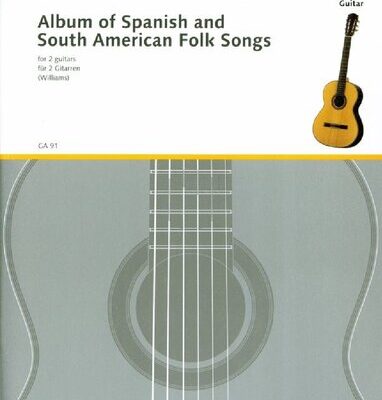 خرید و دانلود نسخه کامل کتاب Album of Spanish and South American Folk Songs for 2 guitars