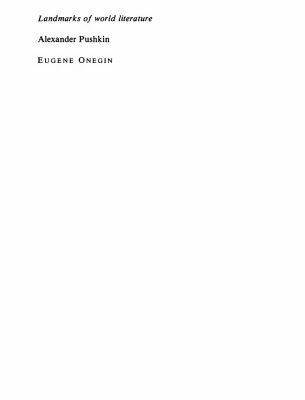 خرید و دانلود نسخه کامل کتاب Alexander Pushkin: Eugene Onegin