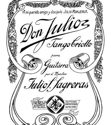 خرید و دانلود نسخه کامل کتاب Algunas Obras de Guitarra Julio S. Sagreras