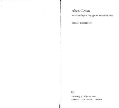 خرید و دانلود نسخه کامل کتاب Alien Ocean: Anthropological Voyages in Microbial Seas