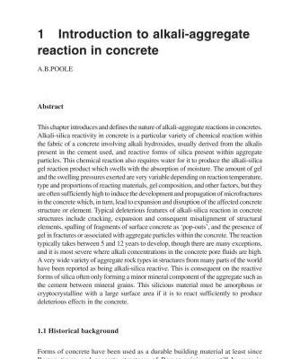 خرید و دانلود نسخه کامل کتاب Alkali-Silica Reaction in Concrete