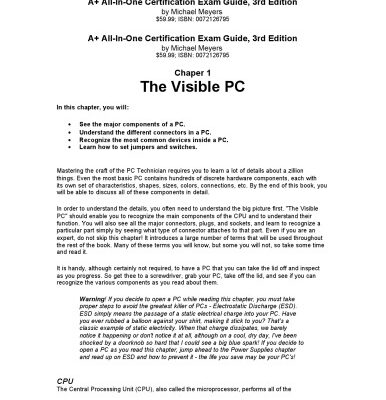 خرید و دانلود نسخه کامل کتاب All-in-one A+ certification exam guide