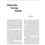 خرید و دانلود نسخه کامل کتاب Alternate Tuning Guide