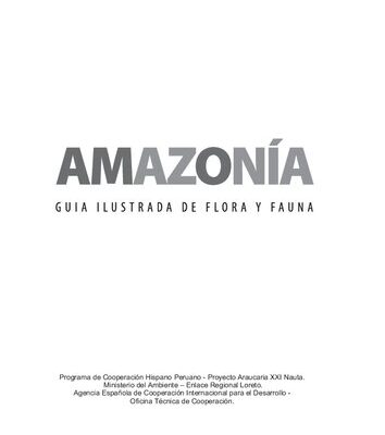 خرید و دانلود نسخه کامل کتاب Amazonía. Guía ilustrada de flora y fauna