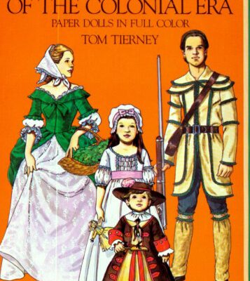 خرید و دانلود نسخه کامل کتاب American Family of the Colonial Era Paper Dolls in Full Color