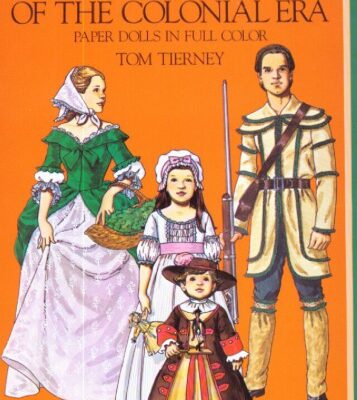 خرید و دانلود نسخه کامل کتاب American Family of the Colonial Era – Paper Dolls In Full Color
