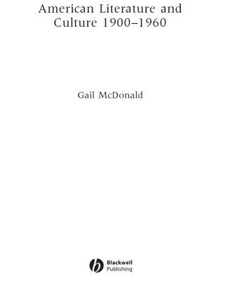 خرید و دانلود نسخه کامل کتاب American Literature and Culture 1900-1960