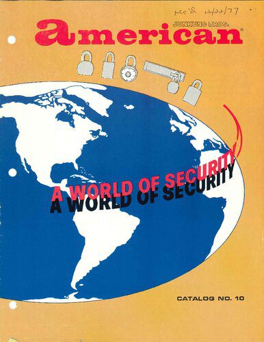 خرید و دانلود نسخه کامل کتاب American Locks Catalog Number 10: A World of Security_68f46a733bf16.jpeg خرید و دانلود نسخه کامل کتاب American Locks Catalog Number 10: A World of Security