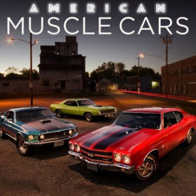 خرید و دانلود نسخه کامل کتاب American Muscle Cars: A Full-Throttle History