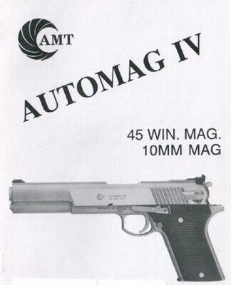 خرید و دانلود نسخه کامل کتاب AMT AutoMag IV Instruction Manual