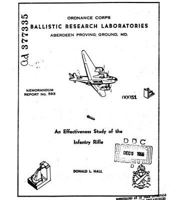 خرید و دانلود نسخه کامل کتاب An Effectiveness Study of the Infantry Rifle