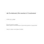 خرید و دانلود نسخه کامل کتاب An Evolutionist Deconstructs Creationism
