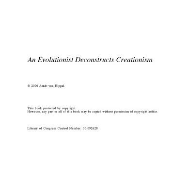 خرید و دانلود نسخه کامل کتاب An Evolutionist Deconstructs Creationism