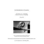 خرید و دانلود نسخه کامل کتاب An Introduction to Acoustics