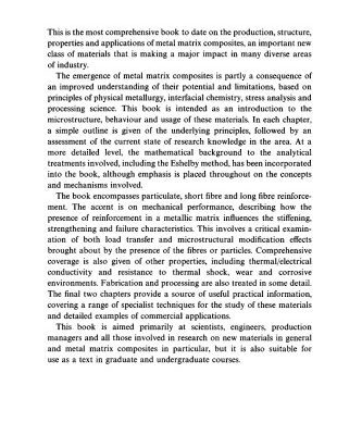 خرید و دانلود نسخه کامل کتاب An Introduction to Metal Matrix Composites (Cambridge Solid State Science Series)