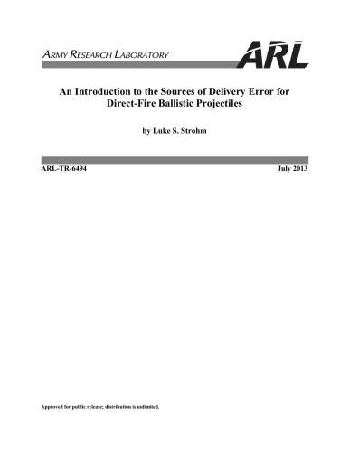 خرید و دانلود نسخه کامل کتاب An introduction to the sources of delivery error for direct-fire ballistic projectiles_68f1242e819b5.jpeg خرید و دانلود نسخه کامل کتاب An introduction to the sources of delivery error for direct-fire ballistic projectiles