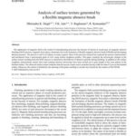 خرید و دانلود نسخه کامل کتاب Analysis of surface texture generated by a flexible magnetic abrasive brush