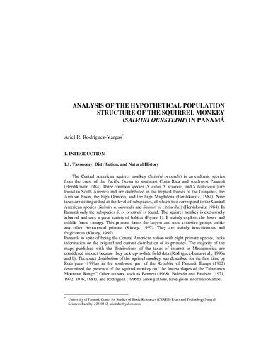 خرید و دانلود نسخه کامل کتاب Analysis of the hypothetical population structure of the squirrel monkey (Saimiri oerstedii) in Panama_68ea14aa1cdf6.jpeg خرید و دانلود نسخه کامل کتاب Analysis of the hypothetical population structure of the squirrel monkey (Saimiri oerstedii) in Panama