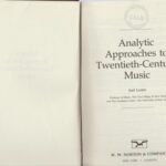 خرید و دانلود نسخه کامل کتاب Analytic Approaches to Twentieth Century Music
